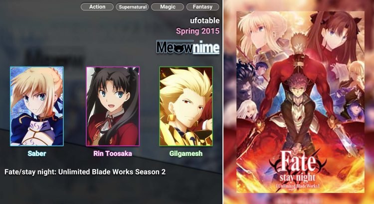 Fate stay night Unlimited Blade Works Season 2