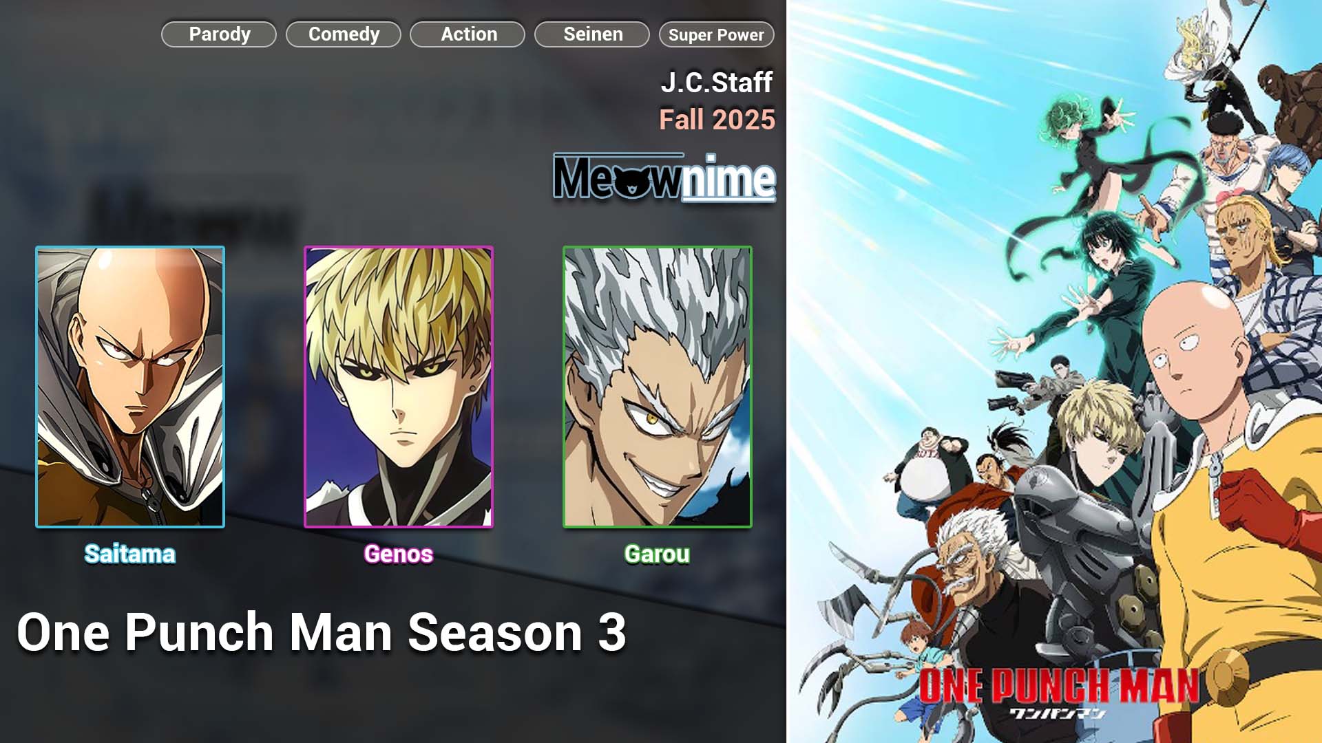 One Punch Man Season 3
